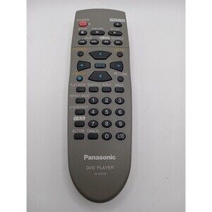 5/$25 Original Panasonic VEQ2378 DVD Player Remote Control Cleaned and Tested
